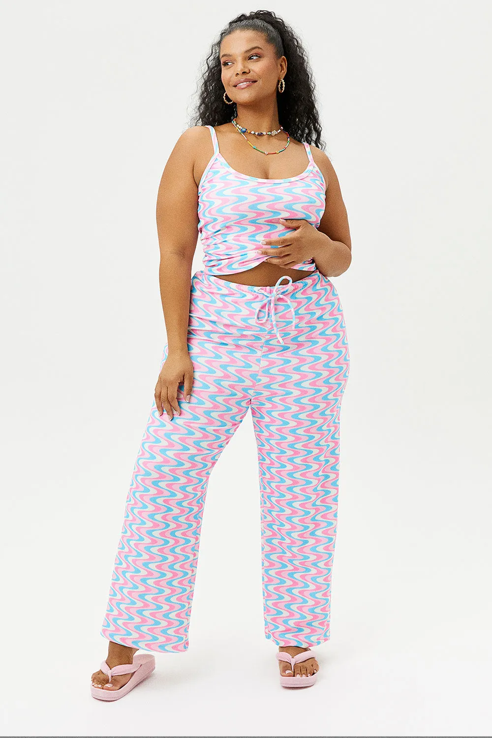 Michelle Low Rise Wide Leg Pants - Sister Swirl