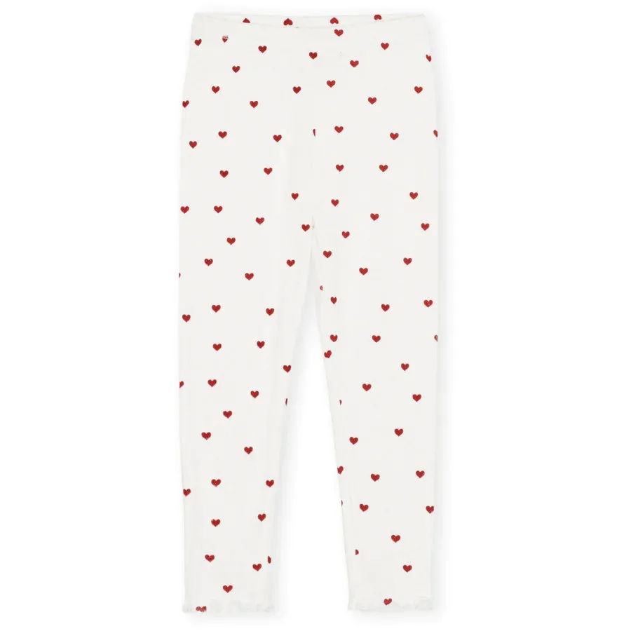 Minnie pants gots - red love