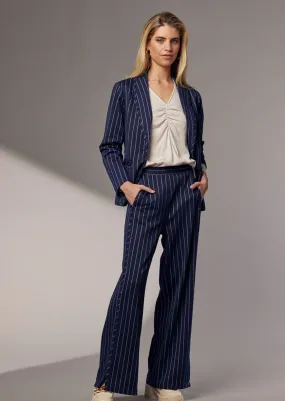 Navy Stripe Capone Pant