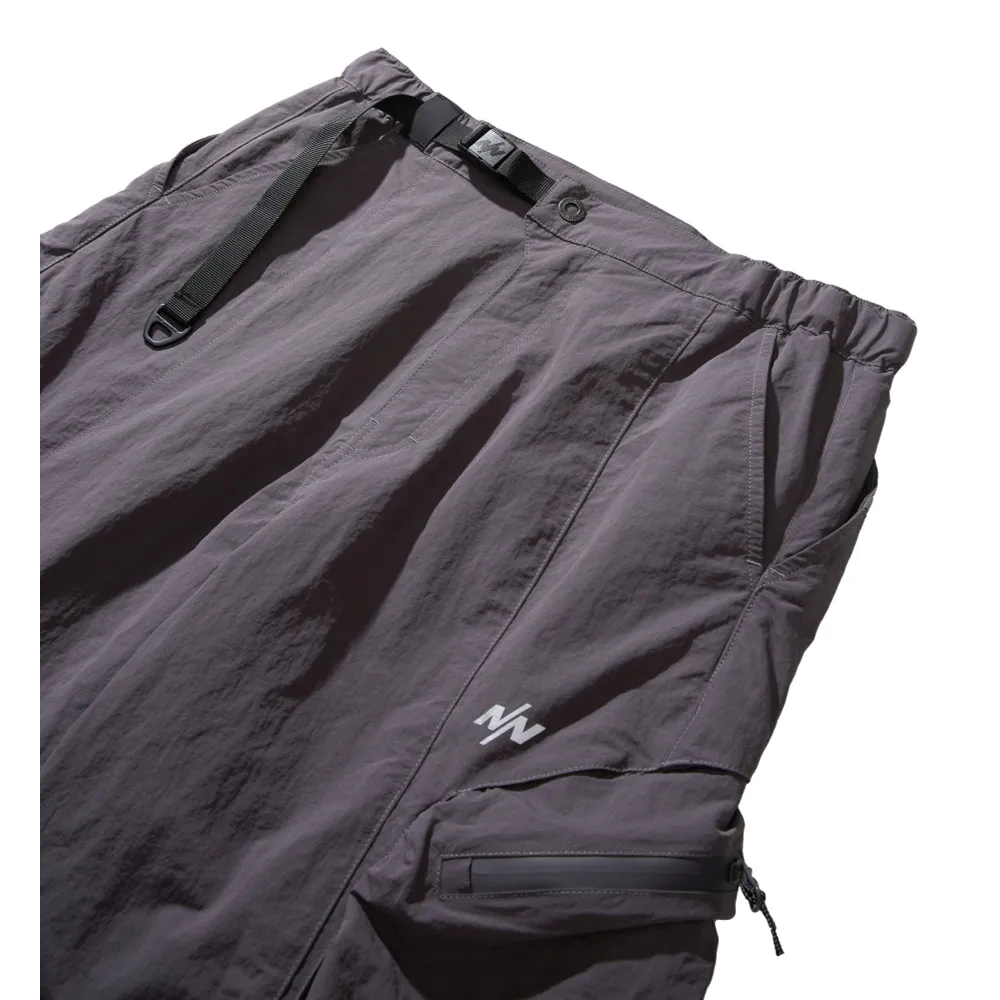 NINE POINT NINE MESH BREATHE MULTI POCKET PANTS-OLIVE