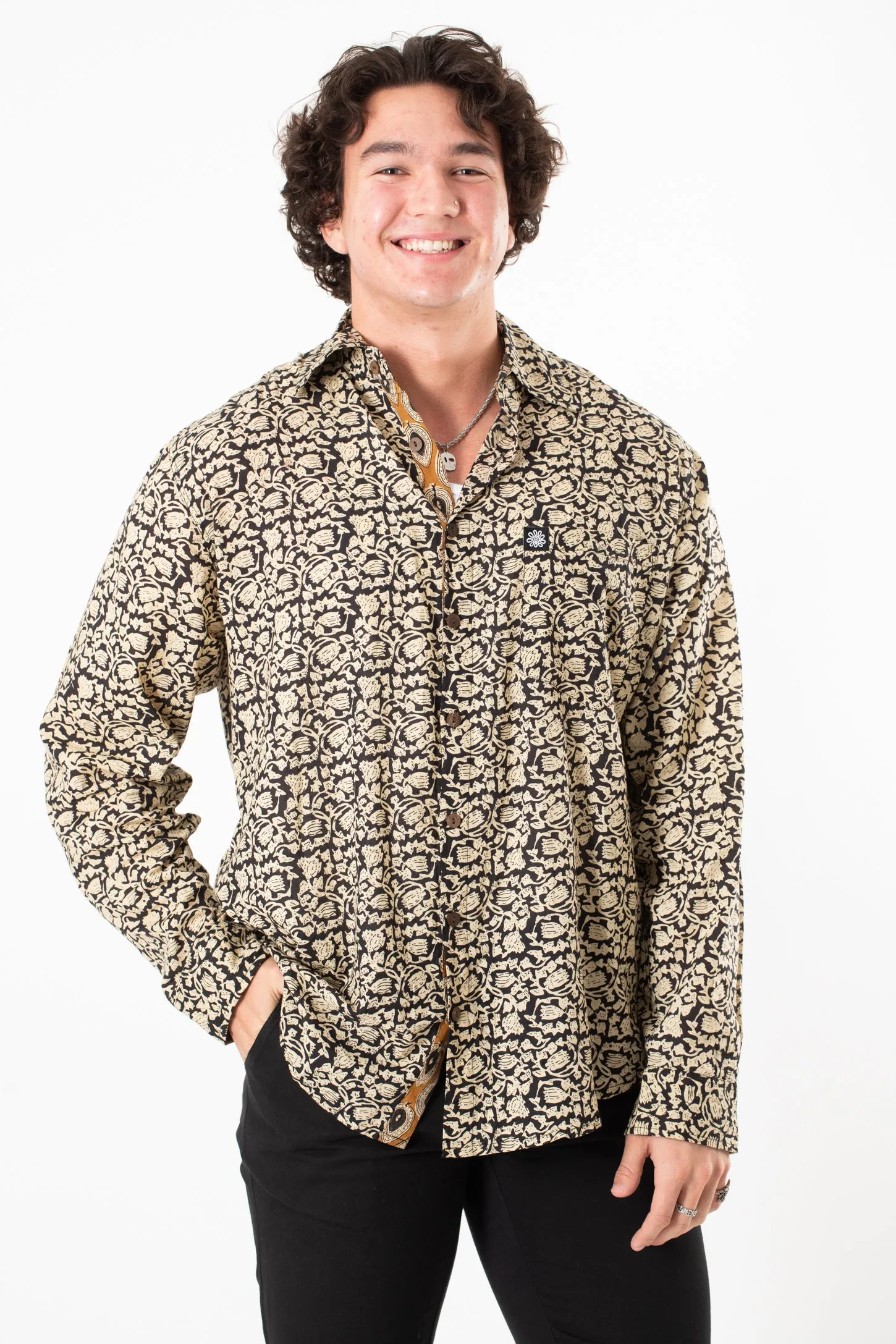 Niraj Indian Block Print Shirt