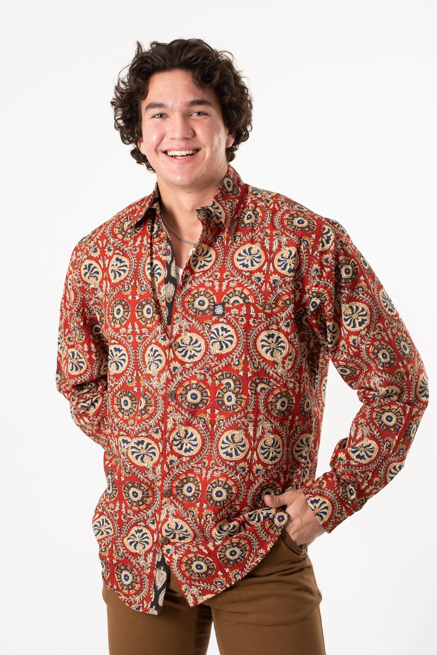 Niraj Indian Block Print Shirt