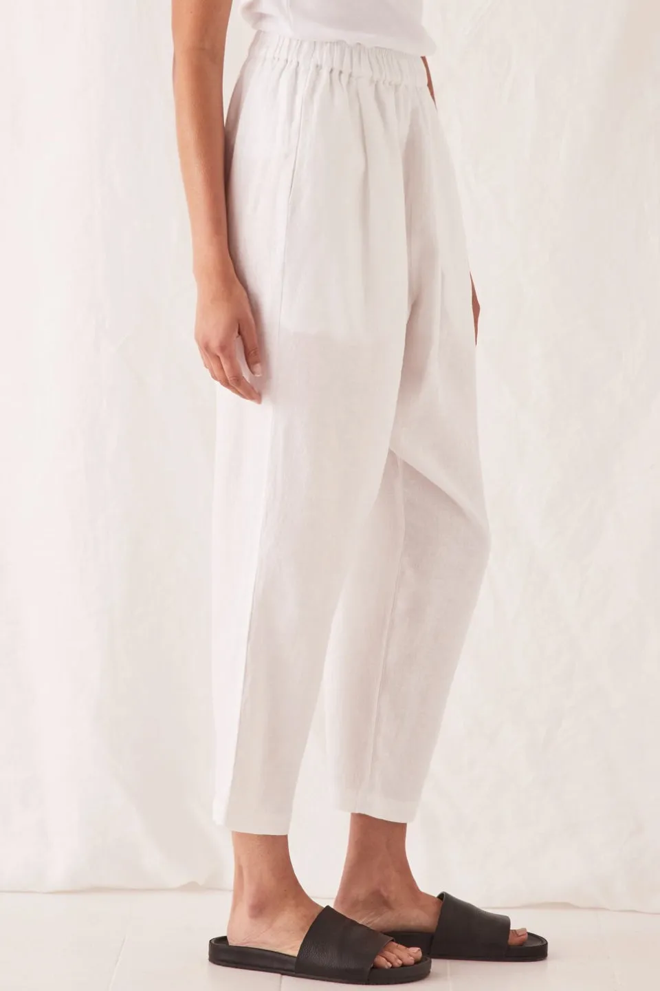 Noma Linen White Pant