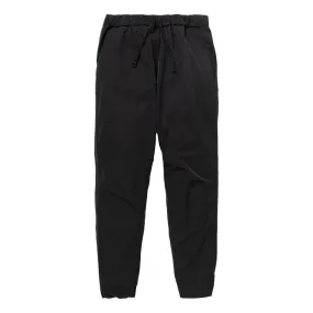 NONNATIVE COACH EASY RIB PANTS POLY TWILL STRETCH DICROS SOLO-BLACK