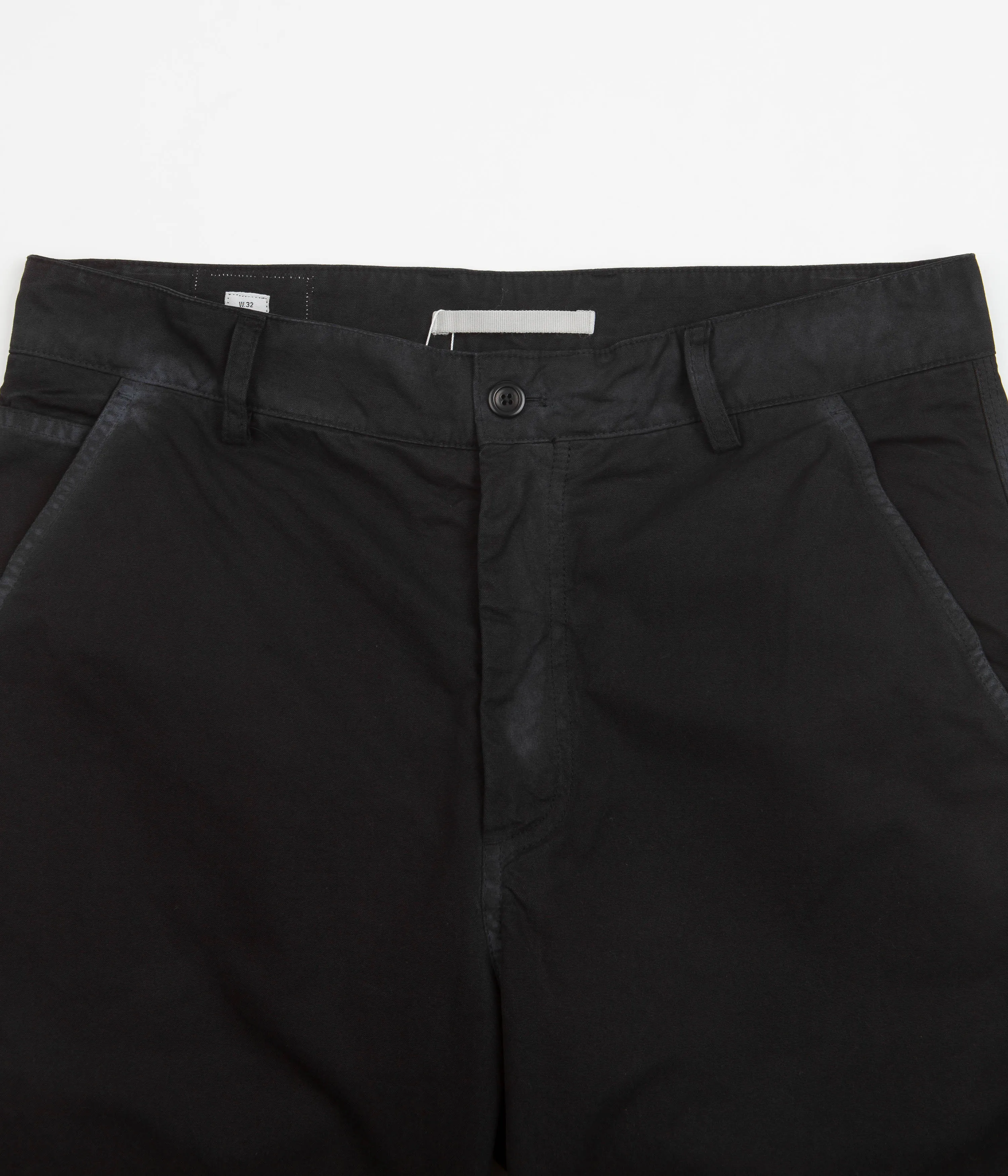 Norse Projects Lukas Tab Series Canvas Pants - Black