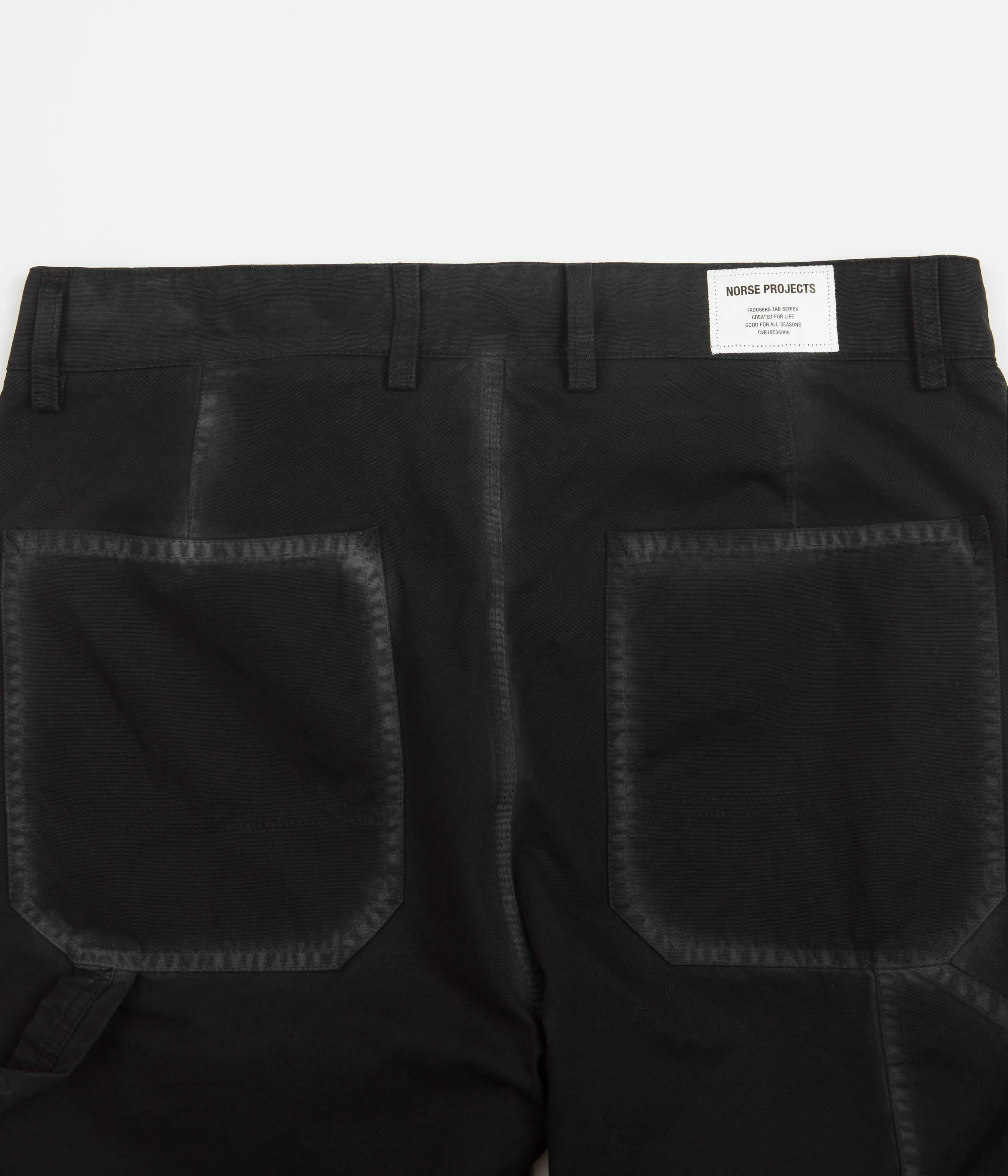 Norse Projects Lukas Tab Series Canvas Pants - Black