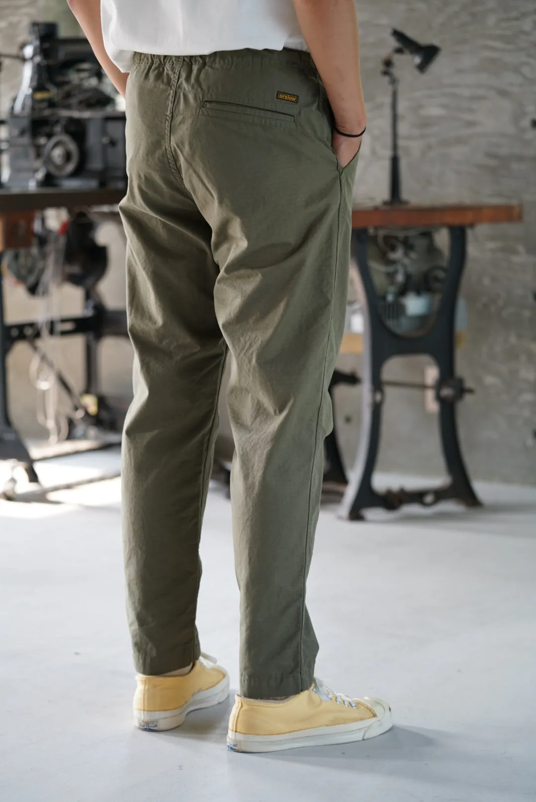 ORSLOW New Yorker Pants Army Green