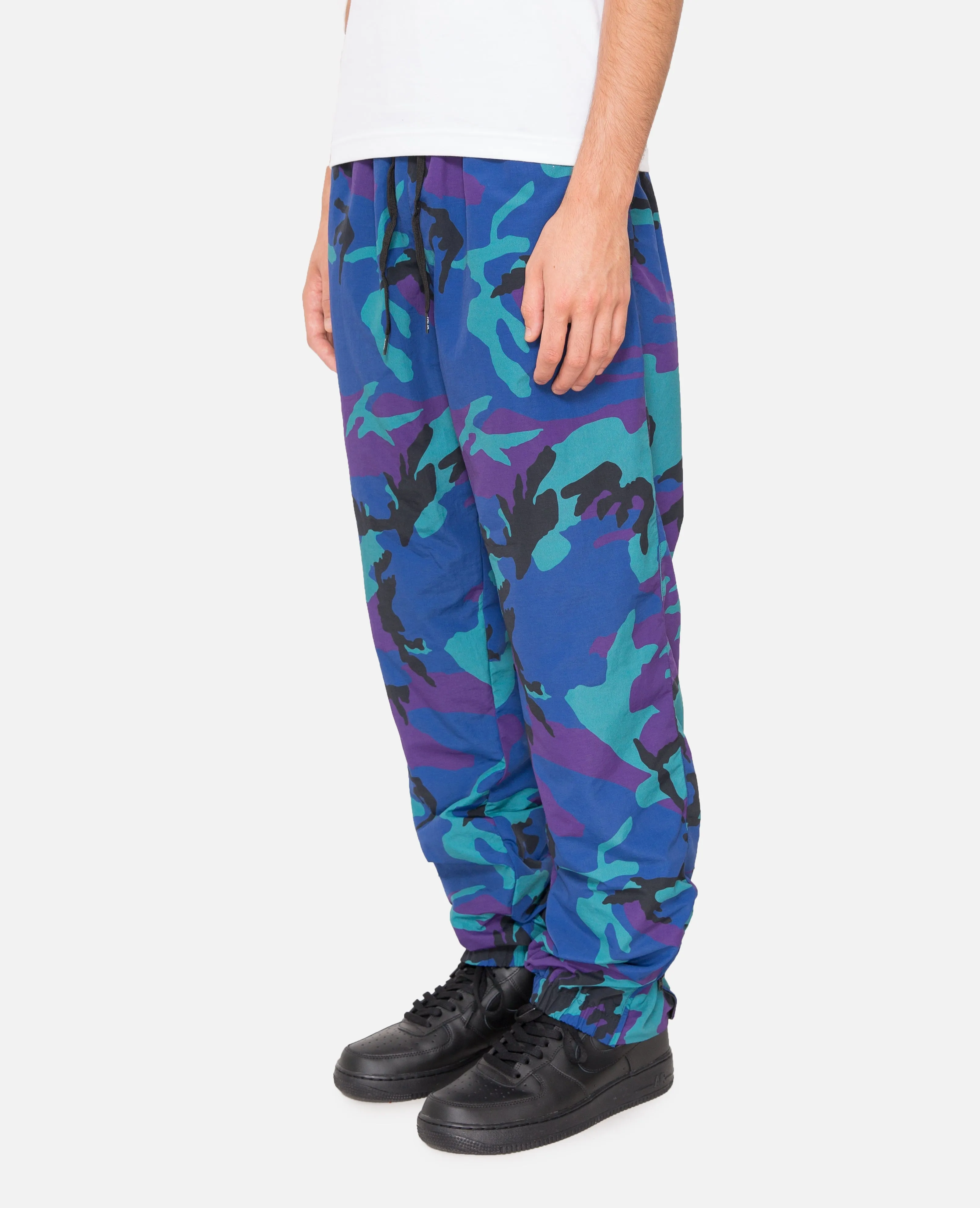 Patta Basic Nylon Relaxed Track Pants (Midnight Camo)