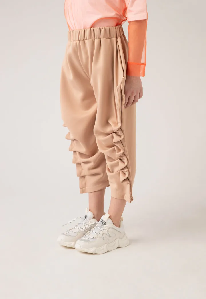 Pegged Pleated Pants