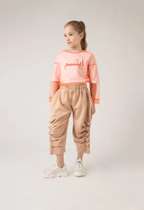 Pegged Pleated Pants