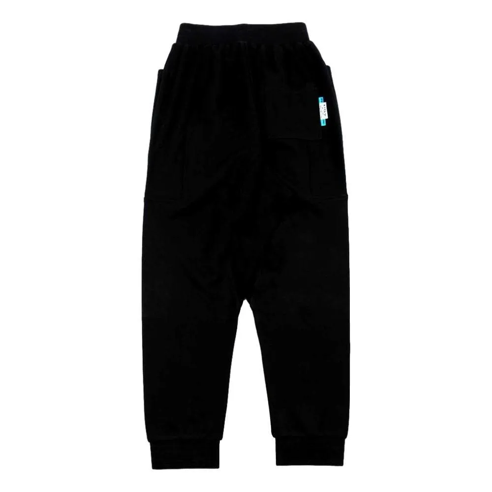 Perks and Mini Experience Duplo Pants - Stylish Black Unisex Trousers for Kids