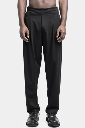 Relaxed viscose blend trousers