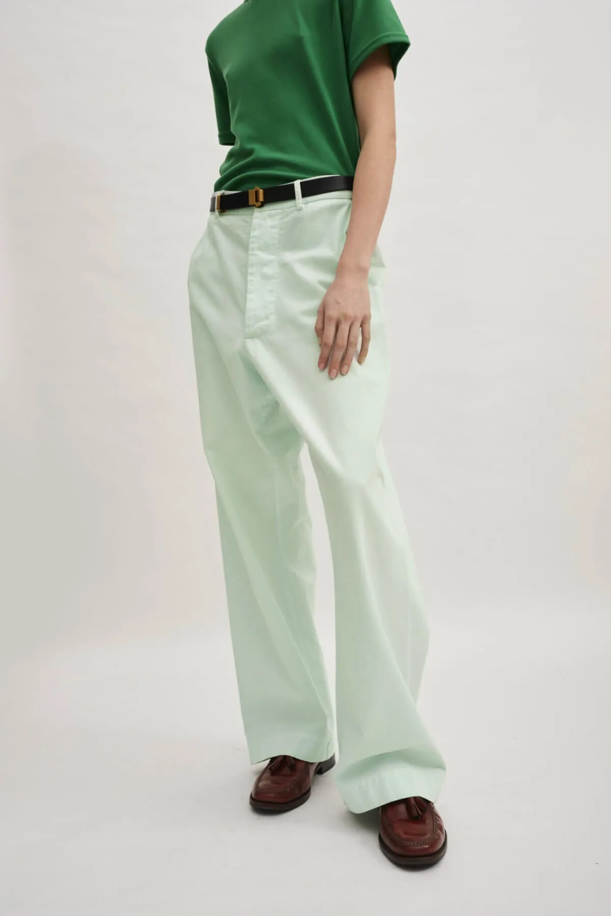 Rika Studios Stylish Mint Rowan Pants for Women - Trendy and Comfortable