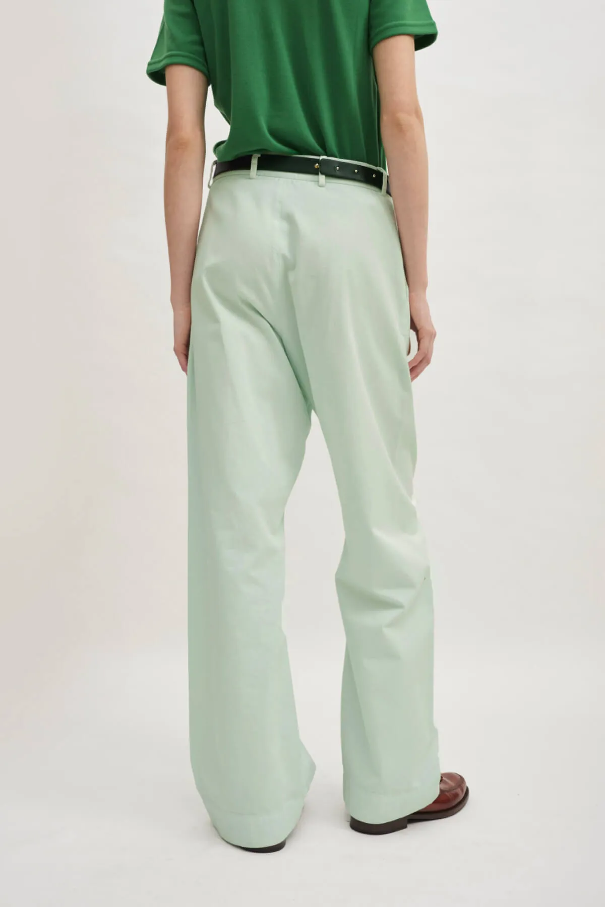 Rika Studios Stylish Mint Rowan Pants for Women - Trendy and Comfortable