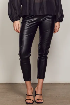 Ryder Black Vegan Leather Pants