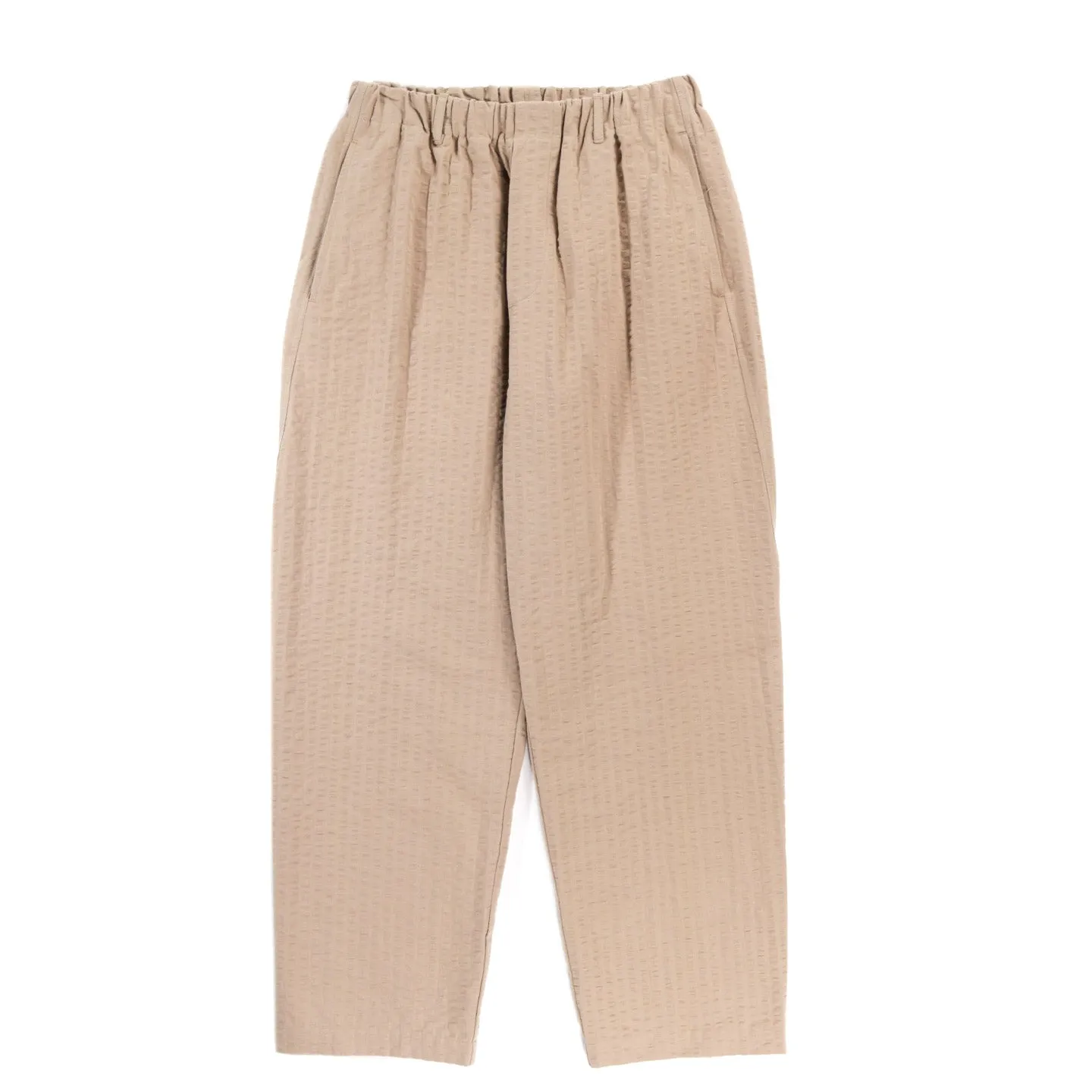 S.K. MANOR HILL TILT PANT TAN PUCKERED COTTON