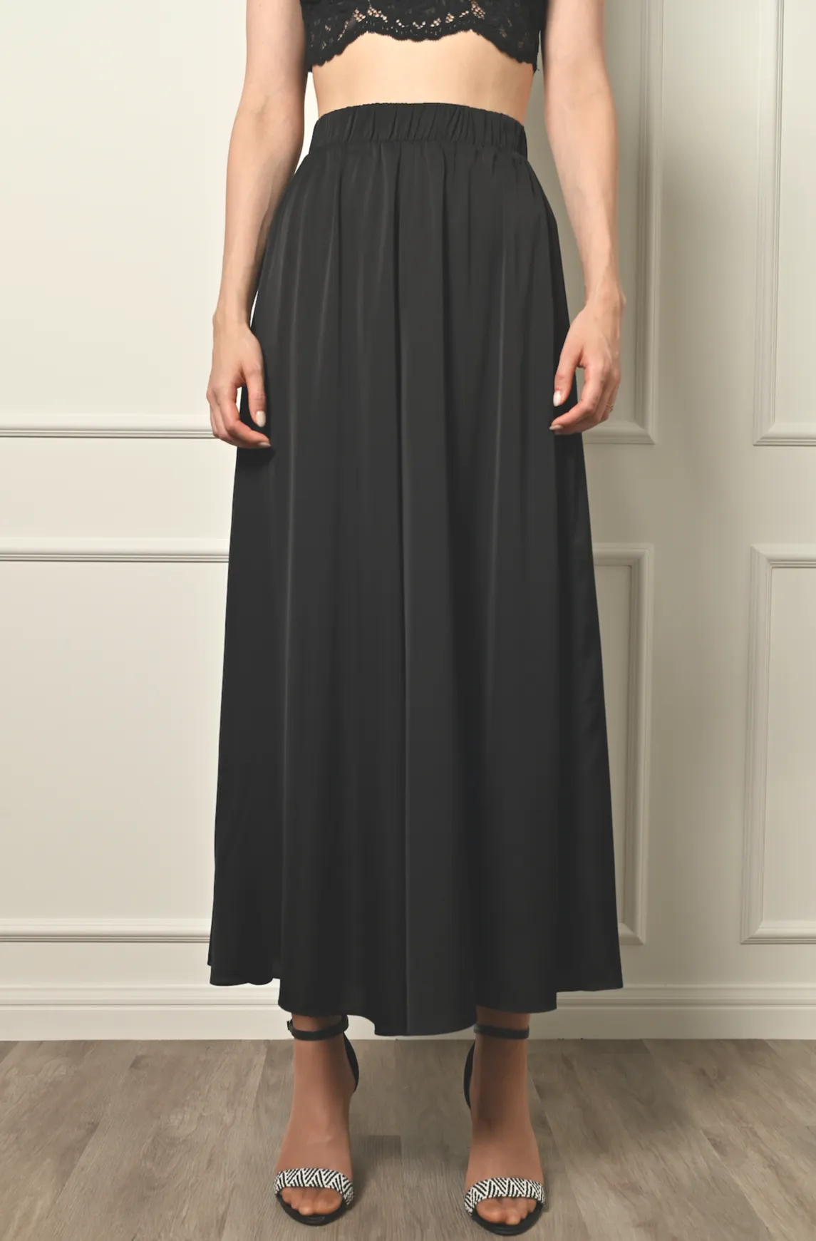 Sophia Matte Satin Fluid Long Pants