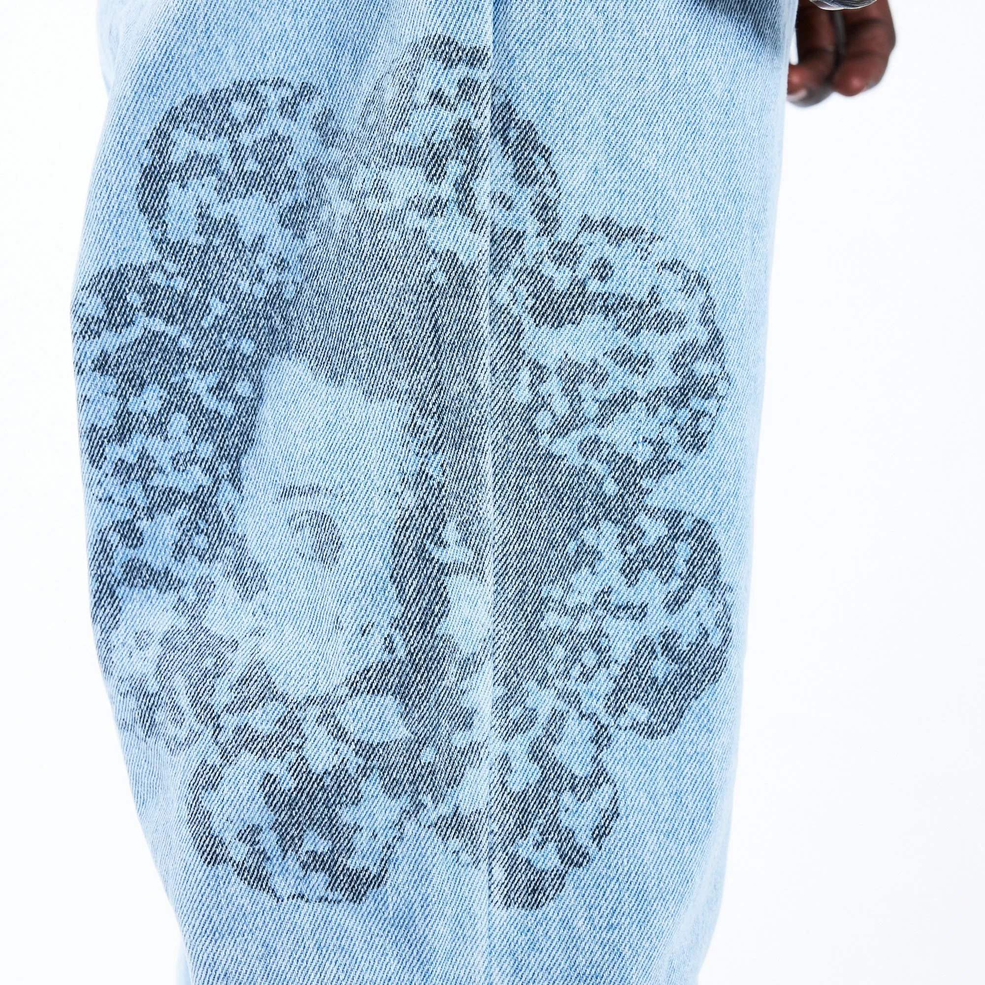 SPECIAL PRINTED DENIM PANT (Washed)