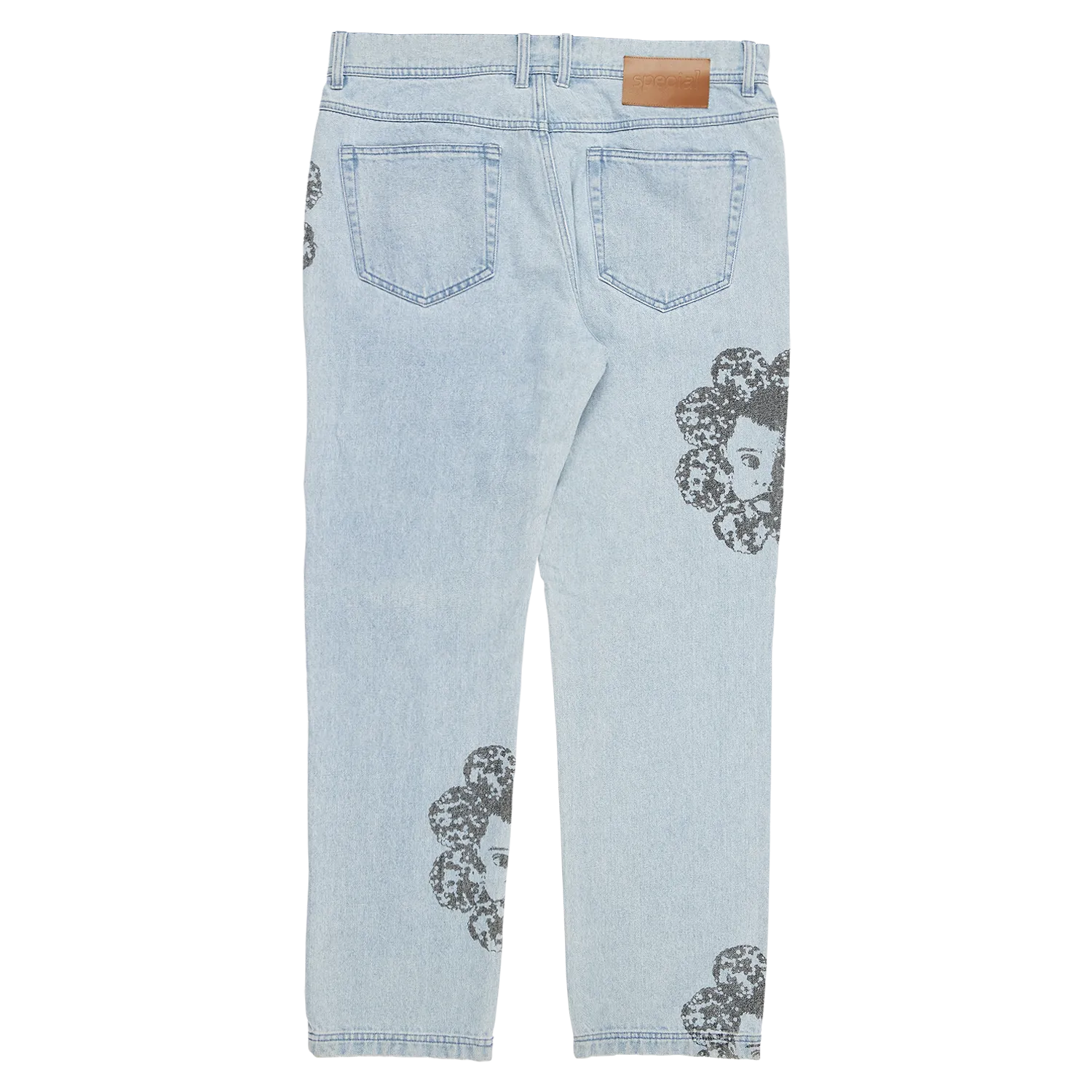 SPECIAL PRINTED DENIM PANT (Washed)