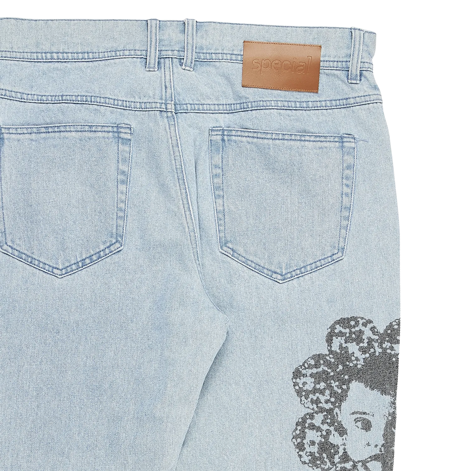 SPECIAL PRINTED DENIM PANT (Washed)