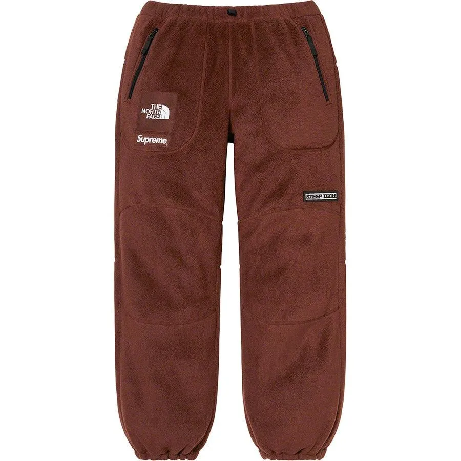 Supreme/The North Face Steep Tech Fleece Pant (Brown)