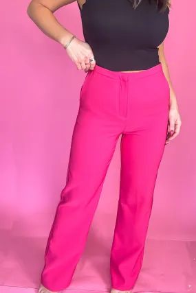 The Perfect Pant Tailored Magenta Pant