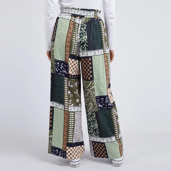 Vetiver Patchwork Pant - Patchwork Print