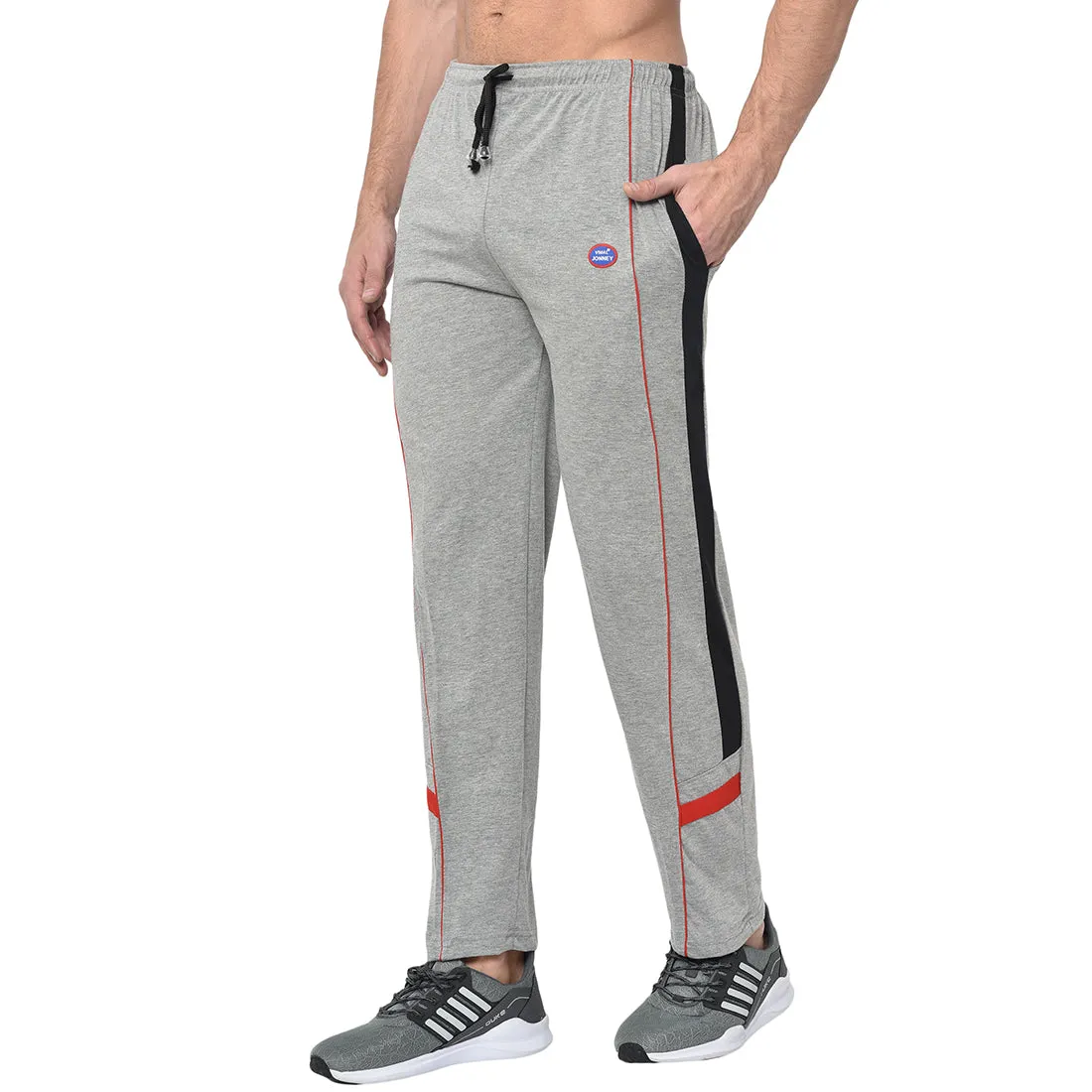 Vimal Jonney Grey Cotton Trackpant For Men's