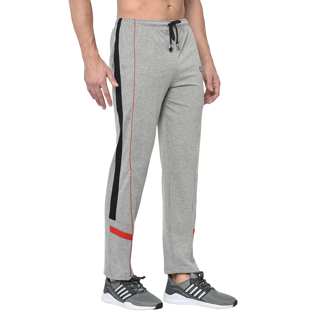 Vimal Jonney Grey Cotton Trackpant For Men's