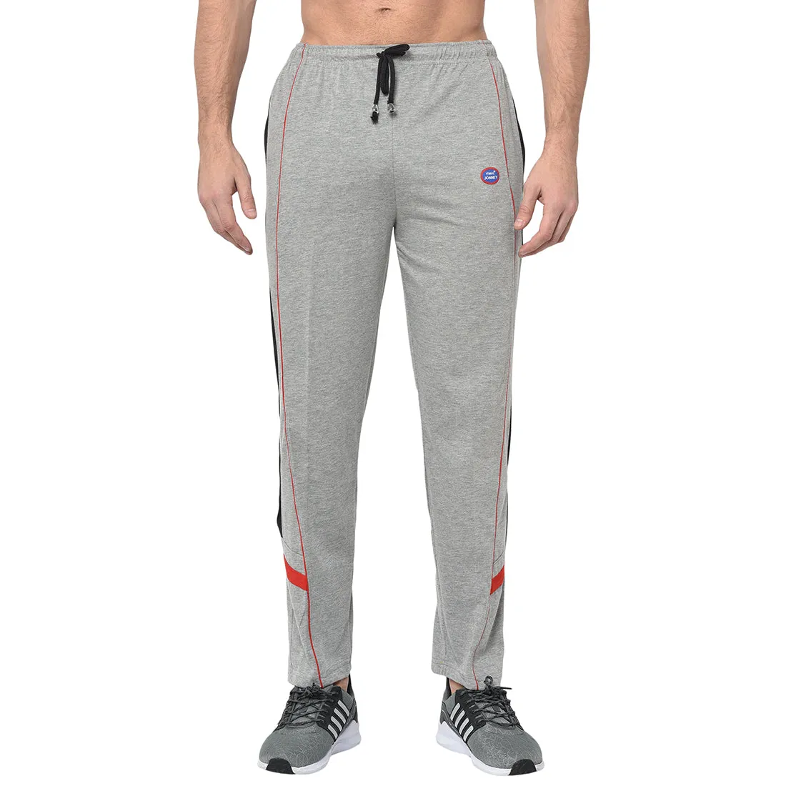 Vimal Jonney Grey Cotton Trackpant For Men's