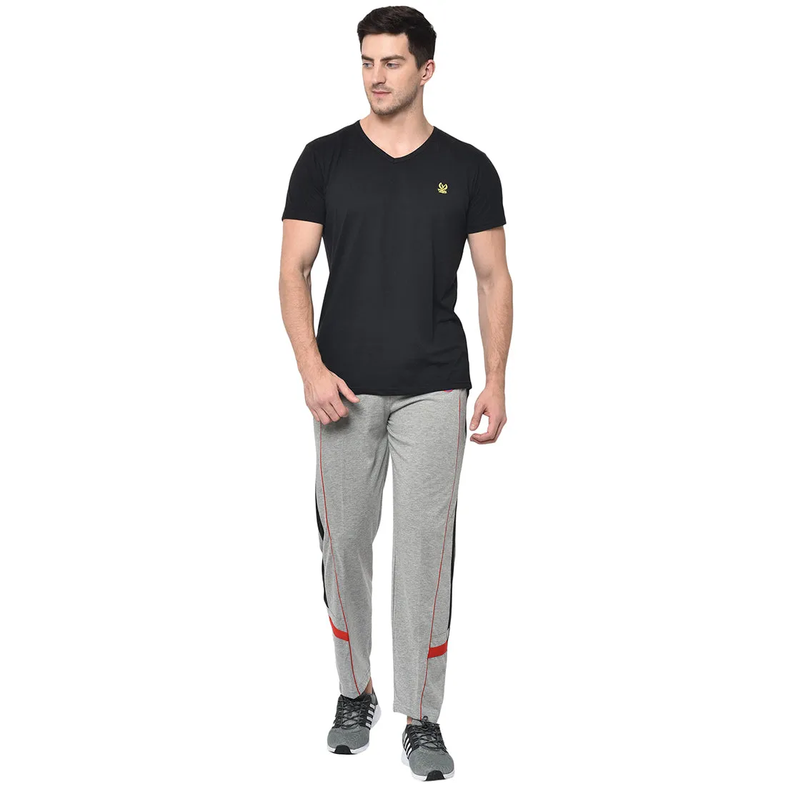 Vimal Jonney Grey Cotton Trackpant For Men's