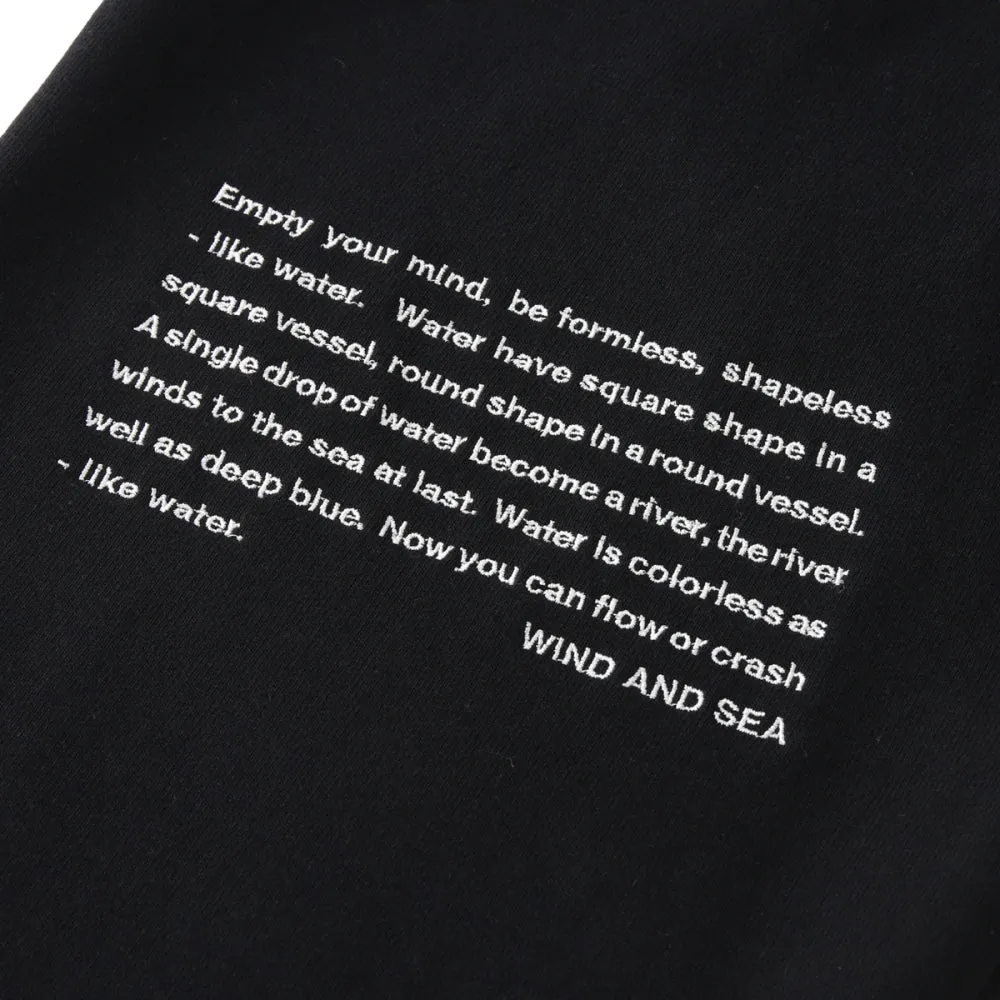 WIND AND SEA SEA (S_E_A) SWEAT PANTS-BLACK