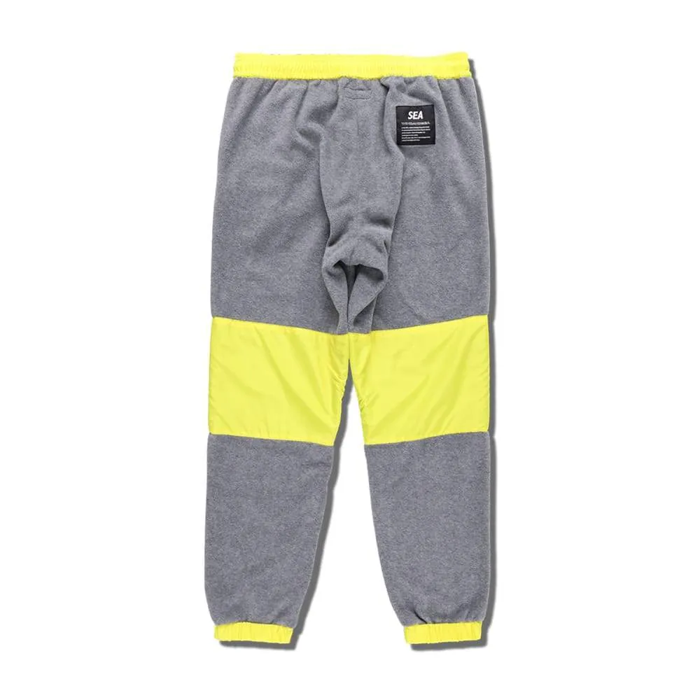 WIND AND SEA WDS SWITCH FLEECE PANTS -GREY