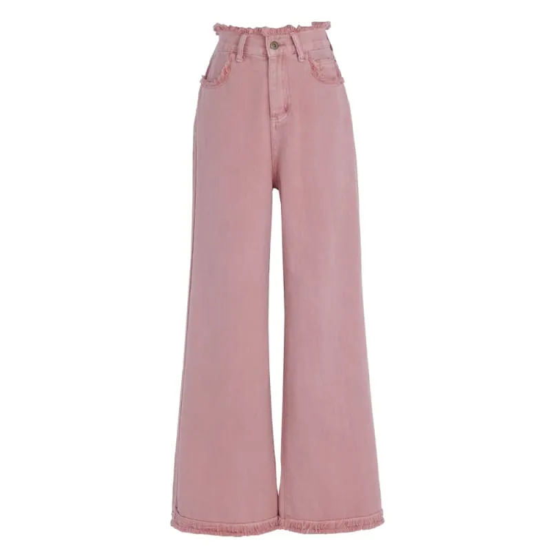 Y2K Style Baggy Long Pink Pants ON621